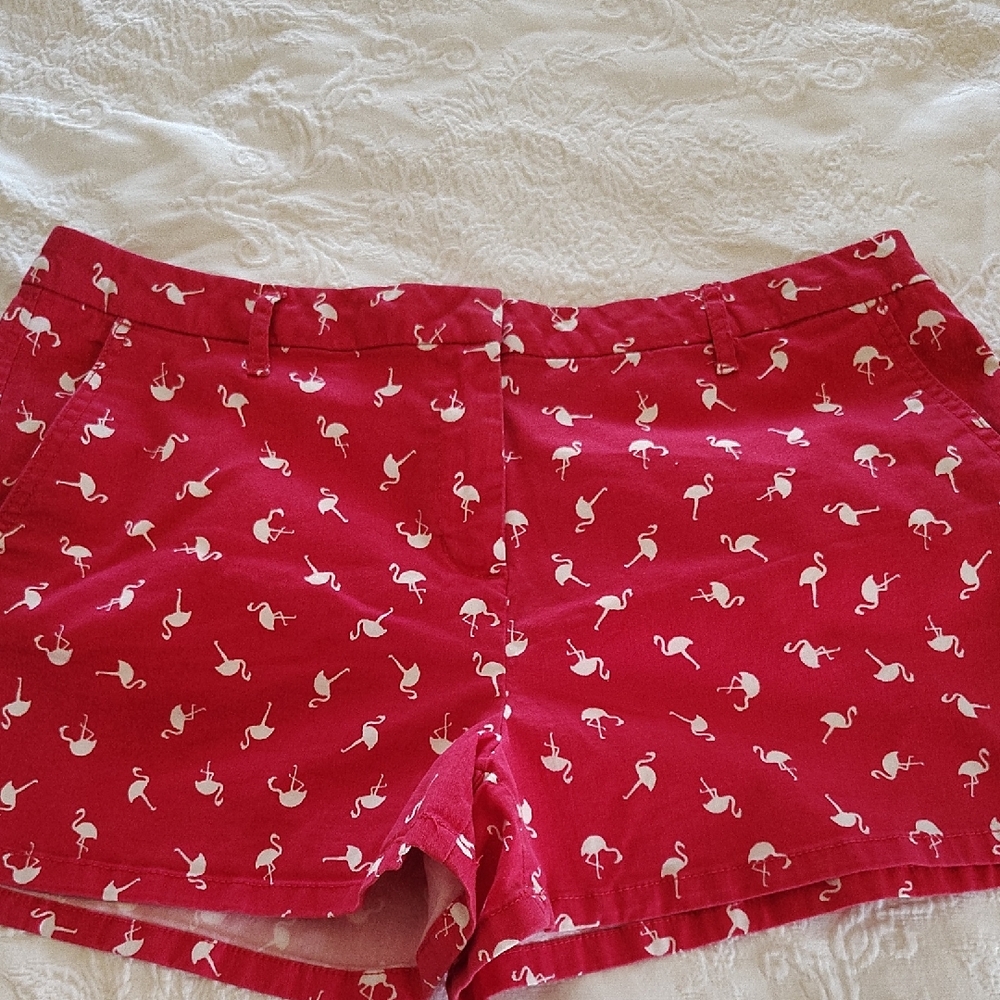 Elle Red Flamingo Women's Shorts